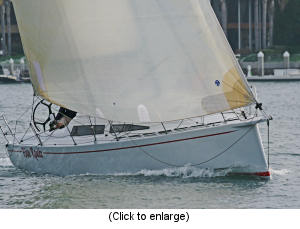 Bien Roulee under sail
