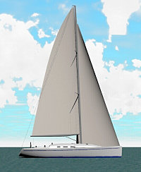 45 foot sail plan