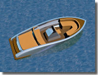 High starboard view
