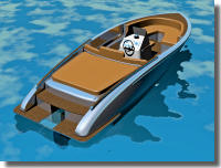 Aft starboard drive down