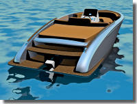 Aft starboard drive up