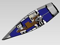 45 foot interior